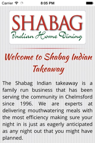 Shabag Indian Takeaway screenshot 2