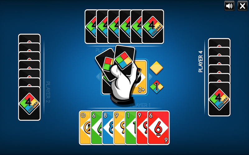 Four Color Uno Card thumbnail 1