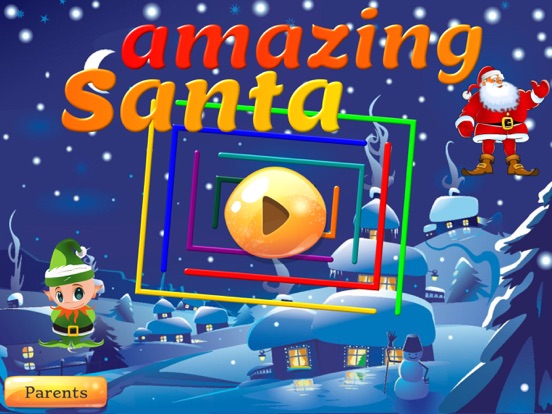 Amazing Santa - Christmas Gift - HD Maze learning games for kids and toddler screenshot