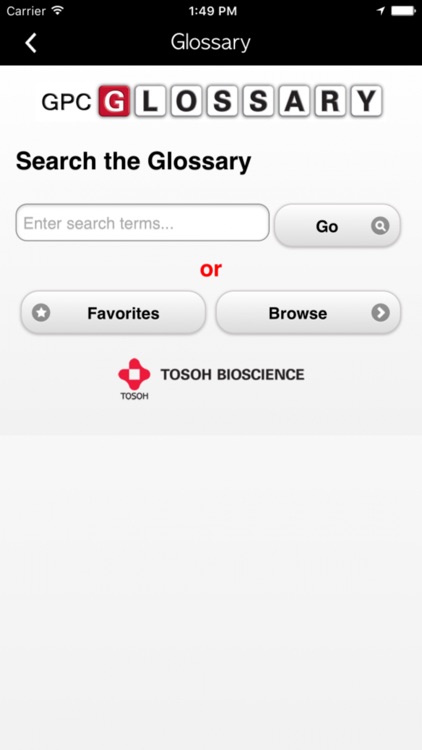 Tosoh Bioscience GPC Glossary screenshot-4