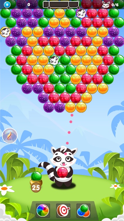 Raccoon Rescue -Bubble Shooter