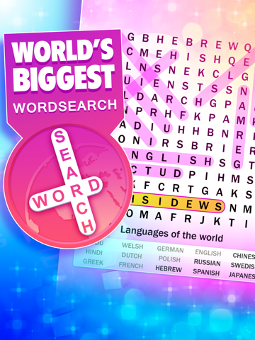 Word Search : World's Biggest на iPad