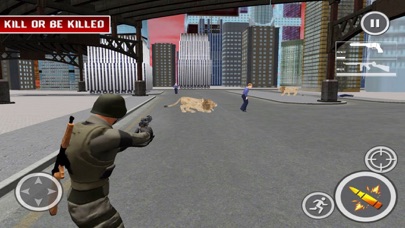 Lion Attack City:Shoot Mission screenshot 3