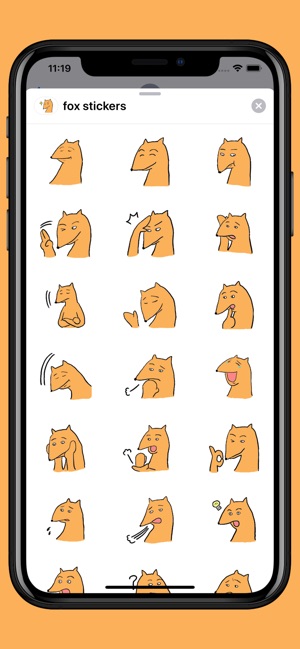 Cute fox stickers - animal(圖2)-速報App