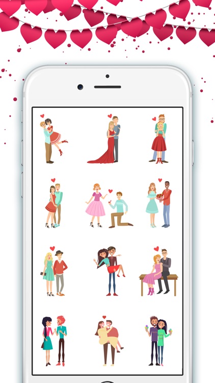 Animated Cute Couple Love