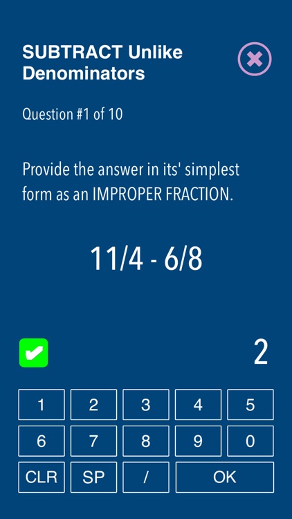 Practice Fraction puzzels screenshot-6