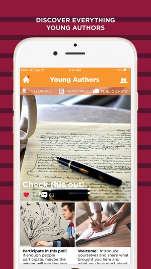 Young Authors Amino(圖1)-速報App