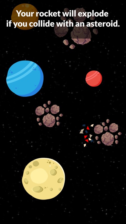 Space Game: Rocket & Asteroids screenshot-3