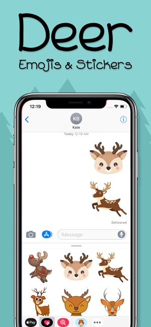 Deer Emoji Stickers(圖4)-速報App