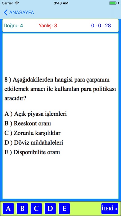 Banka Sınavları screenshot 2