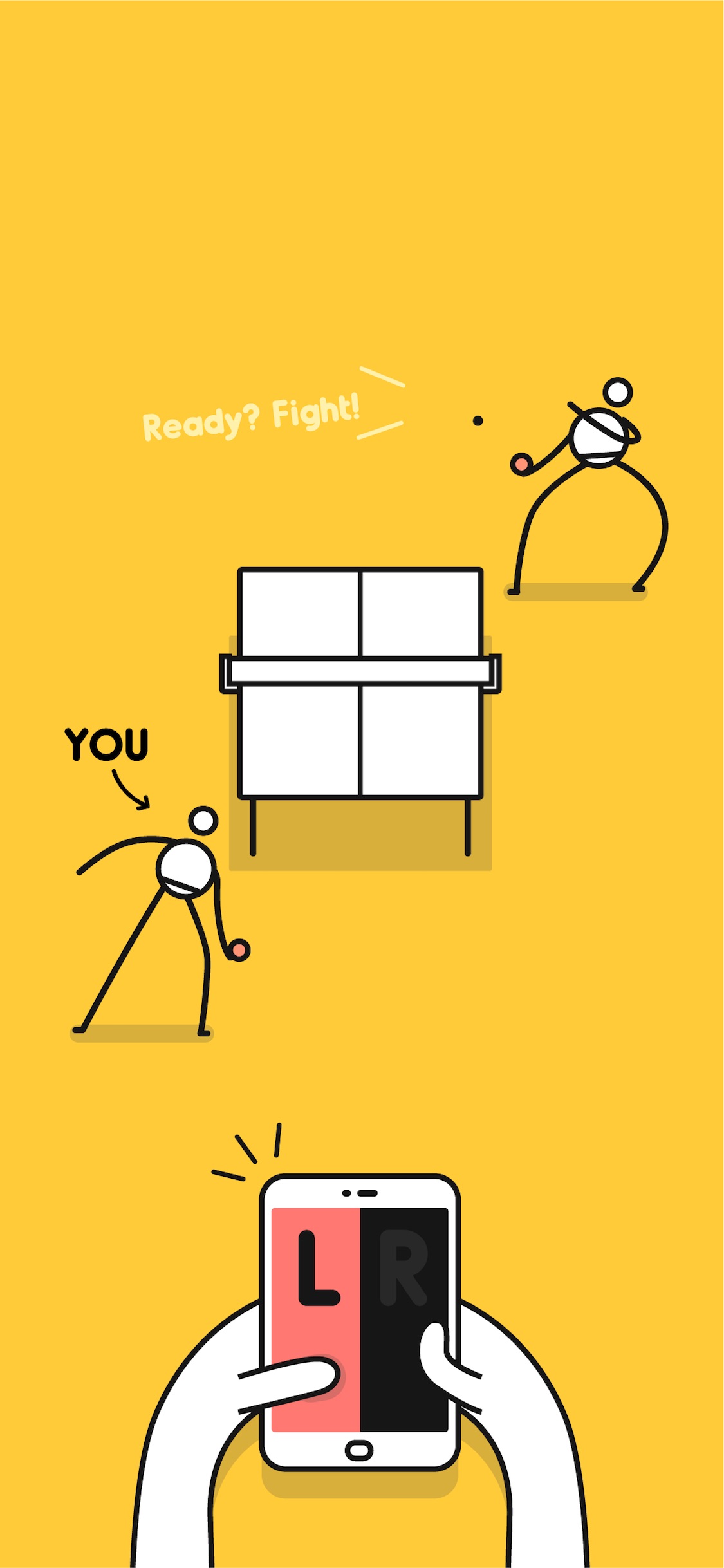 Screenshot do app I'm Ping Pong King :)