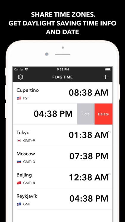 Flag Time - Widget Time Zone screenshot-3