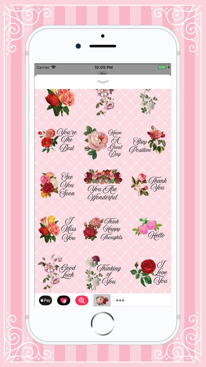 Lovely Bloom Flower Stickers screenshot-4