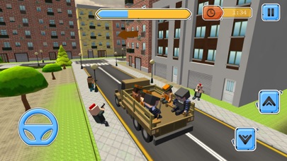 Blocky US Criminal Transport screenshot 2