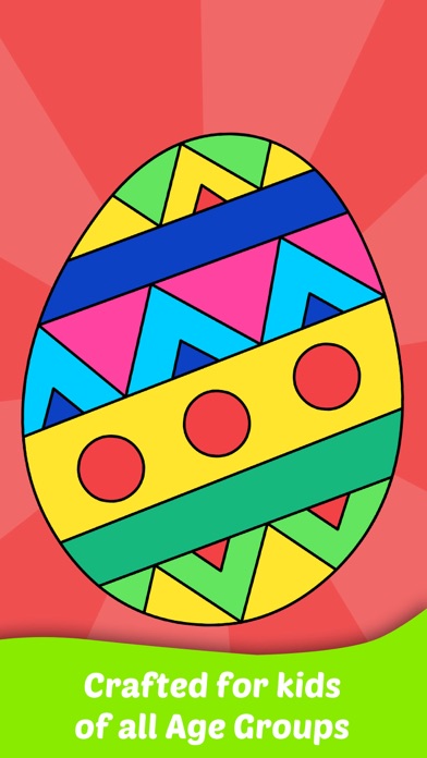 How to cancel & delete Easter Egg Coloring For Kids from iphone & ipad 4