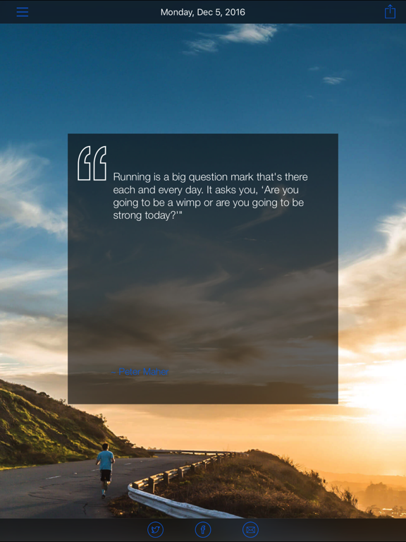 Daily Running Quotes - MilePost screenshot