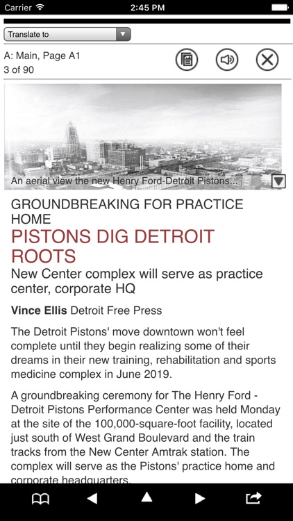 Detroit Free Press Print