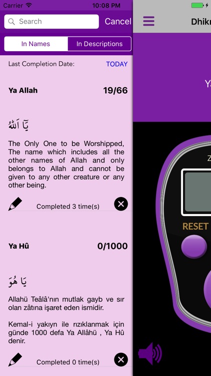 Dhikr Counter Platinum