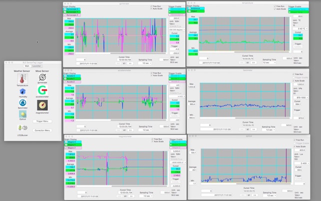 BLE SensorTag Logger