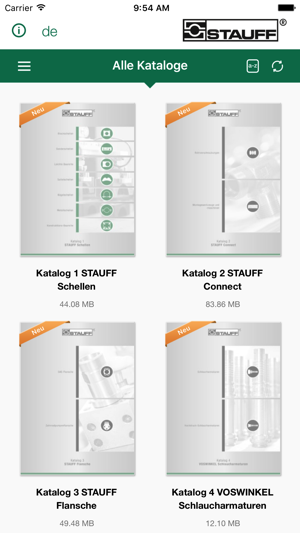 STAUFF Katalog App