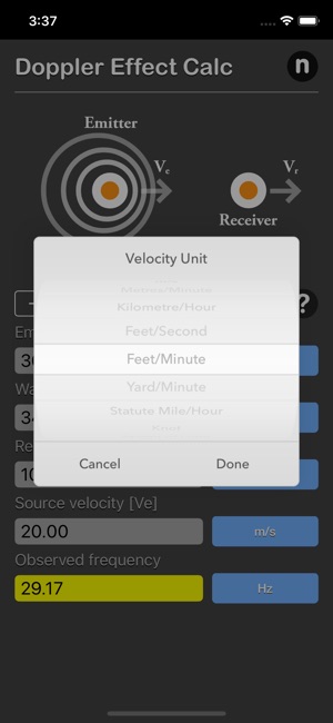 Doppler Effect Calculator(圖3)-速報App