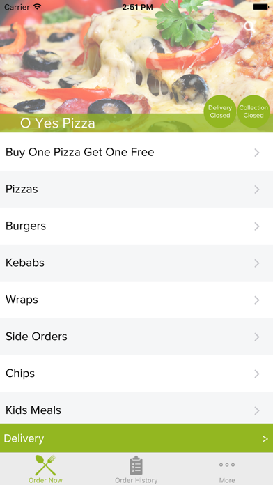 How to cancel & delete O Yes Pizza from iphone & ipad 2
