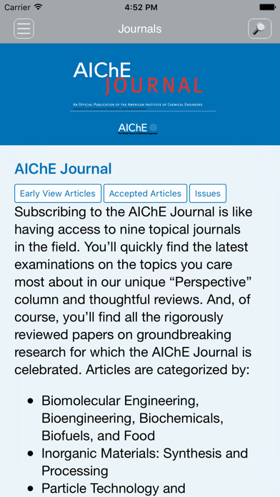 How to cancel & delete AIChE Journal from iphone & ipad 2