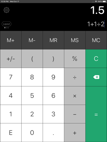 Calculator ％ Lite screenshot 4