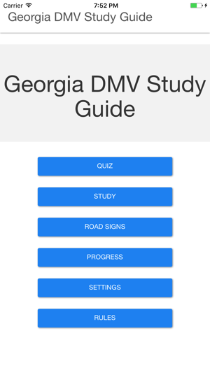 Georgia DMV Study Guide