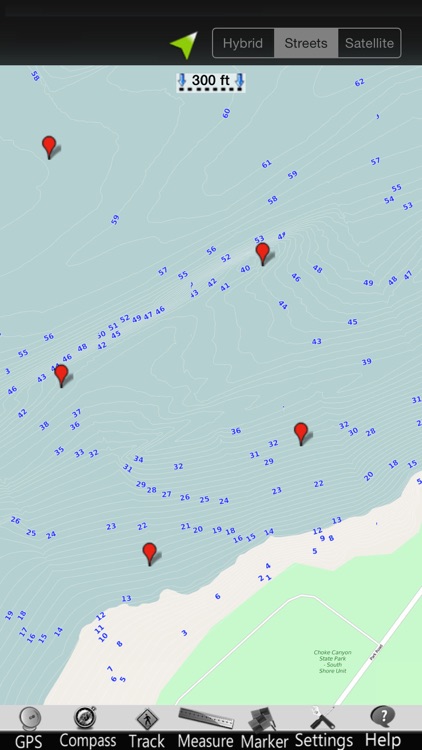 Choke Canyon Lake GPS Charts screenshot-3