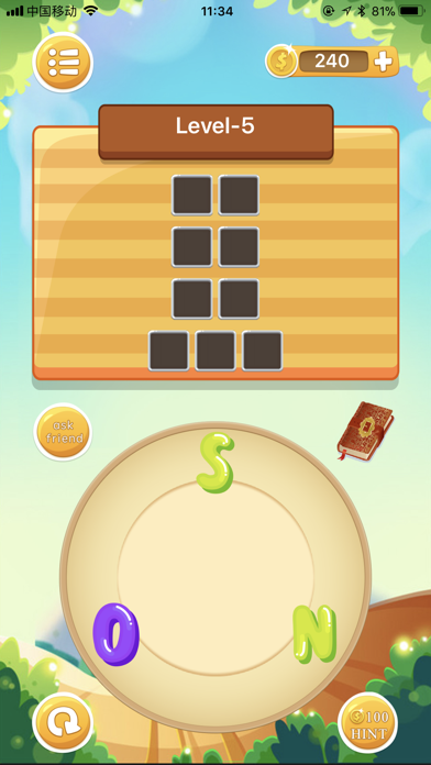 Candy Word – Word Puzzle game screenshot 2
