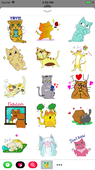 How to cancel & delete Funny Cat Emoji Stickers from iphone & ipad 3