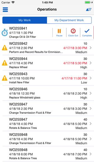 Maintenance for EBS