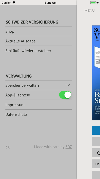 Schweizer Versicherung screenshot 3
