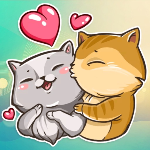 Cats In Love! Stickers icon