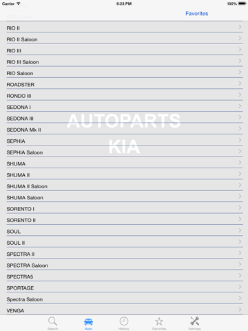 Скриншот из Autoparts for Kia