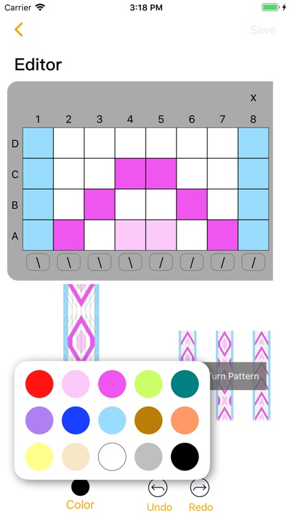 Tablet Weaving Designer screenshot-4
