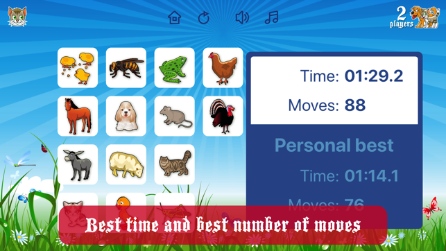 ‎Farm Flip Fun – Match Animals Screenshot