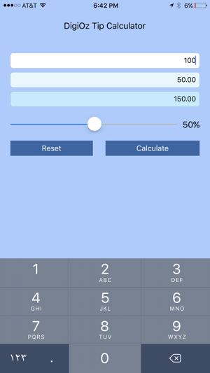 DigiOz Tip Calculator