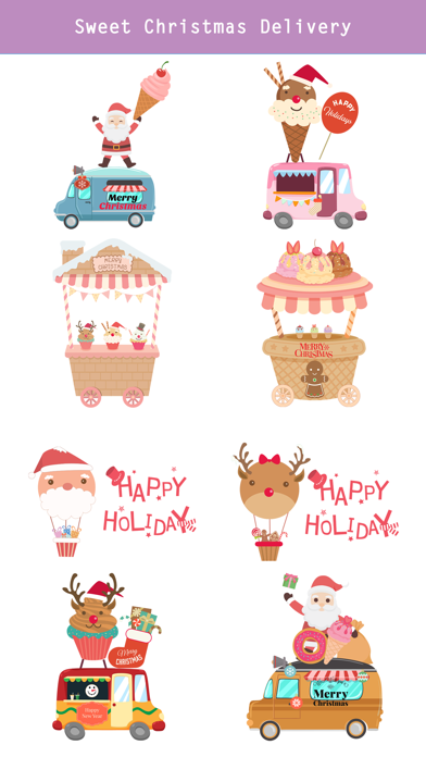Sweet Happy Christmas Stickers screenshot 4