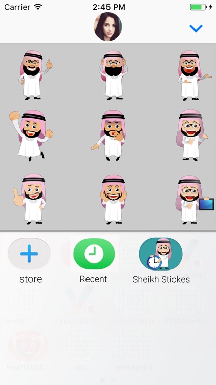 Arabic Avatar Animated Sticker screenshot-3