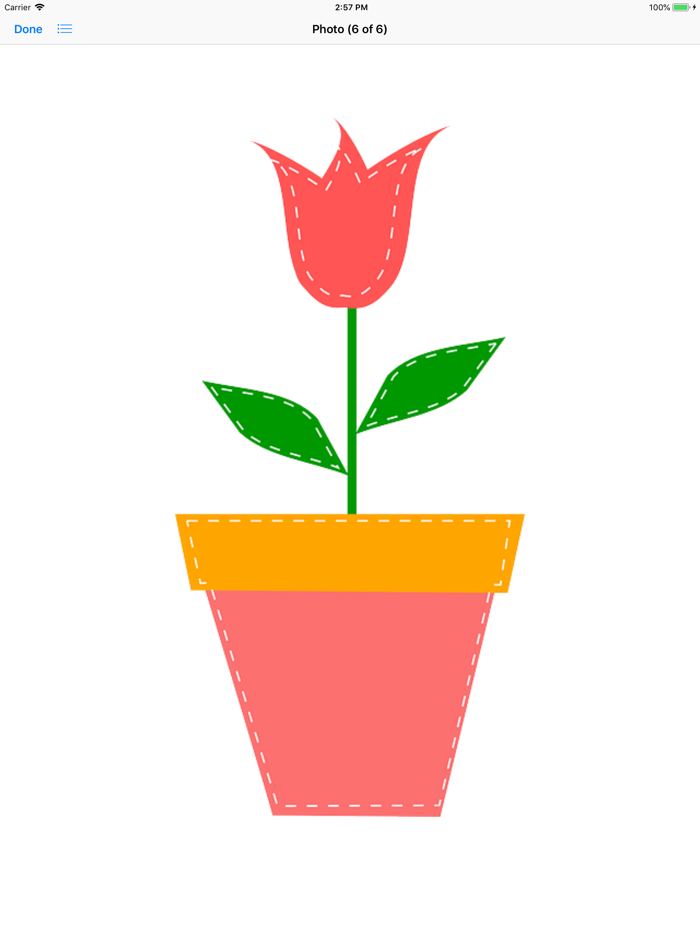 Potted Tulip Stickers