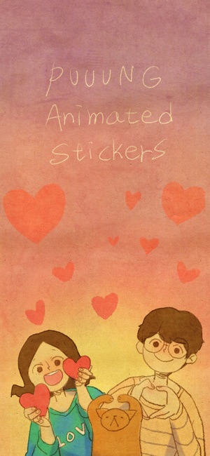 Puuung Animated Stickers: She(圖1)-速報App