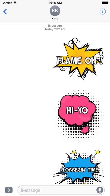 Say It Like A Comic Book Hero - Action Stickers screenshot-3