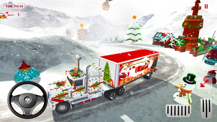 Christmas Gifts Delivery Truck