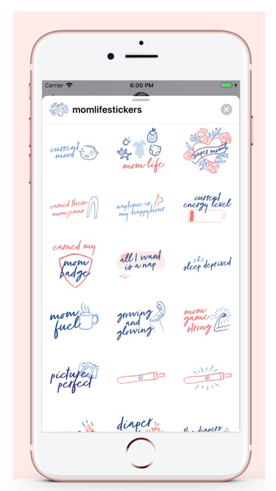 Mom Life New Mom Sticker Pack screenshot 3