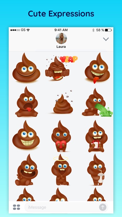 Poopy - Funny Poop Emoji Text Moji Chat Stickers screenshot 4