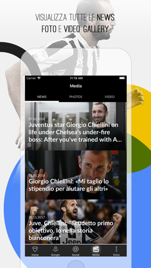 Giorgio Chiellini Official App(圖2)-速報App