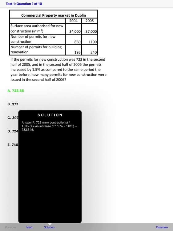 EPSO: Numerical Reasoning screenshot-3