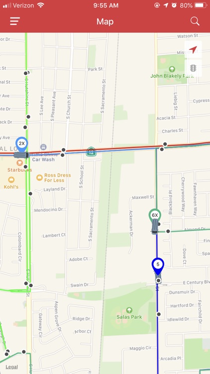 DoubleMap Bus Tracker screenshot-3